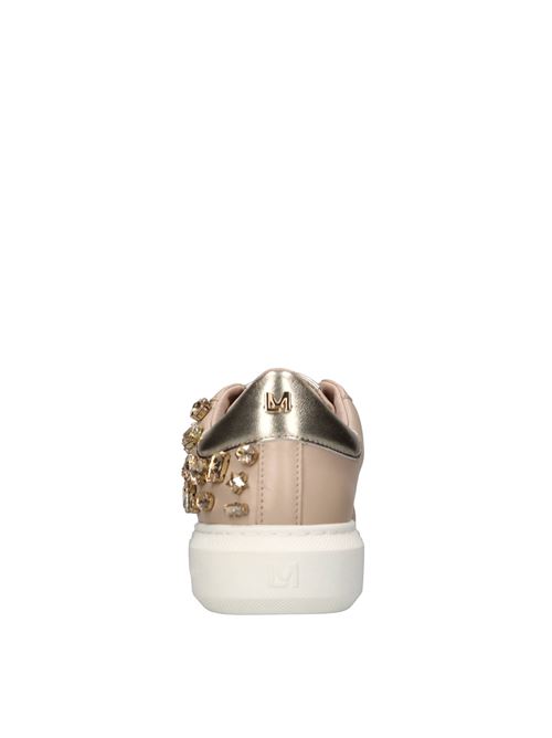 Sneakers in pelle LORENZO MARI | SIRIO LEATHERNUDE-PLATINO